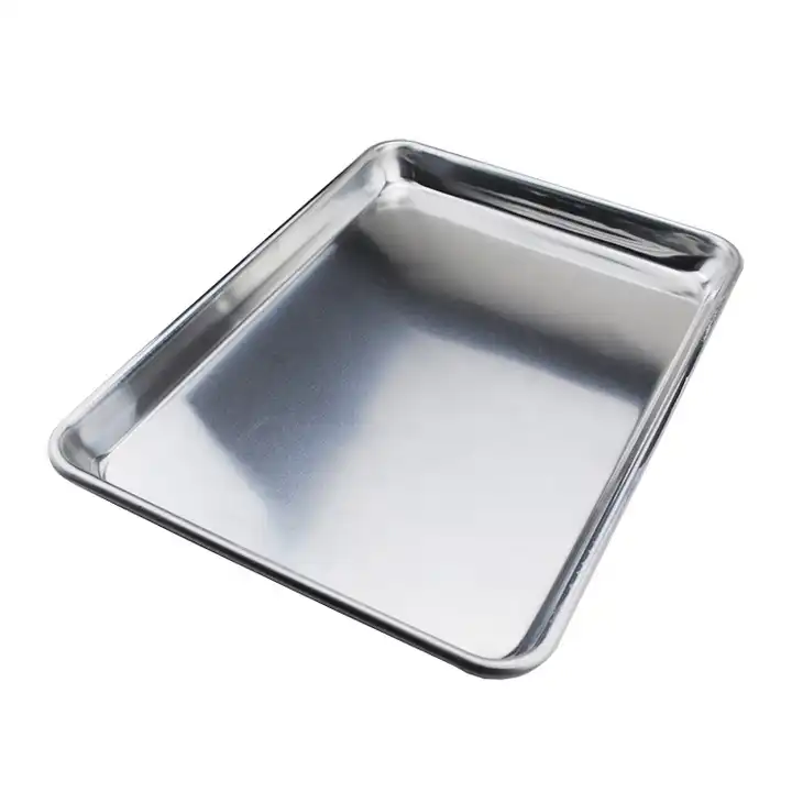 Professional Quarter Sheet Baking Pans - Aluminum Cookie Sheet Set