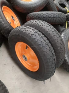 Di alta qualità 4.00-8 4PR 16 pollici ad asse fisso pesante ruote pneumatico pneumatico pneumatici pneumatici ruote carriola ruota 400/8 per Handtruck - Product Image 4