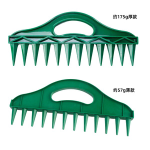 Herramienta de jardinería para semilleros, perforadora manual de plástico para aflojar la tierra, perforadora de agujeros para jardinería doméstica y plantación de vegetales. - Product Image 4