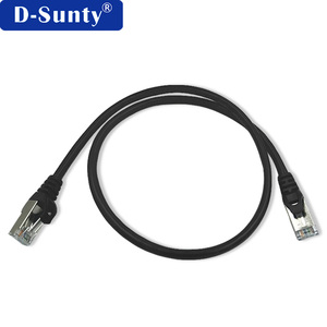 สายแพทช์อีเธอร์เน็ตความเร็วสูงแบบกลม ขนาด 24AWG 26AWG 28AWG Cat5E CAT6 UTP Shield CCA BC ความยาว 1ม./5ม./10ม./30ม./50ม. ราคาโรงงาน รับผลิตตามสั่ง - Product Image 2