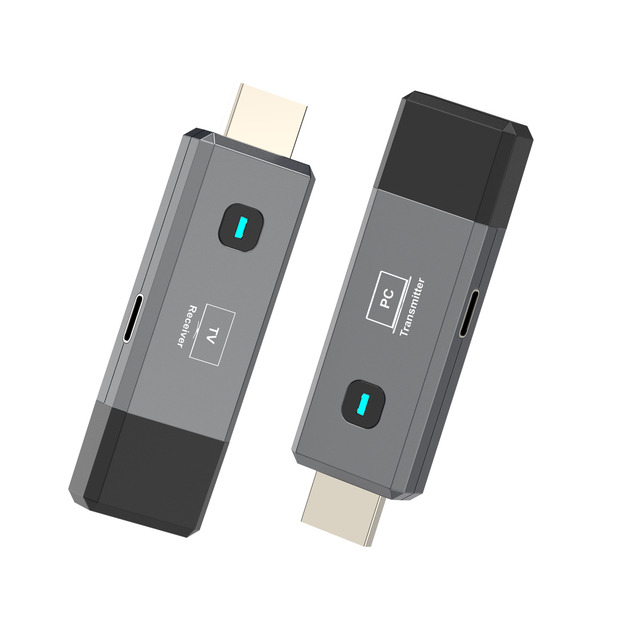 Mini Design HDMI Wireless Transmitter and Receiver Extender Kit 50M For PC Camera Laptop To Projector TV Stick Dongle Adapter