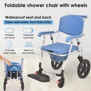 Fauteuil roulant confortable et pliant pour patient handicapé - Product Image 2