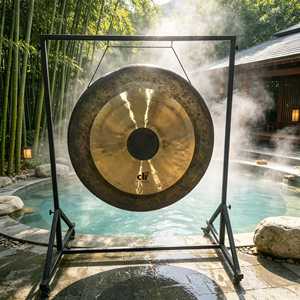 Gong Hecho a Mano 100% en Fábrica, 90cm/35 Pulgadas con Soporte, OEM, Instrumentos de Percusión, Orquesta, <span class=keywords><strong>Concierto</strong></span> <span class=keywords><strong>Sinfónico</strong></span> - Product Image 5