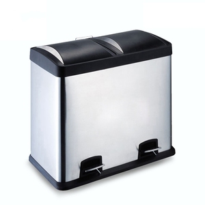 <span class=keywords><strong>Cubo</strong></span> <span class=keywords><strong>de</strong></span> <span class=keywords><strong>Basura</strong></span> Doble para Cocina <span class=keywords><strong>de</strong></span> 2 x <span class=keywords><strong>30</strong></span> <span class=keywords><strong>L</strong></span> con Cubos Interiores, Cubos <span class=keywords><strong>de</strong></span> <span class=keywords><strong>Basura</strong></span> y Reciclaje <span class=keywords><strong>de</strong></span> <span class=keywords><strong>Acero</strong></span> <span class=keywords><strong>Inoxidable</strong></span> - Product Image 1