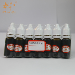 Vente en gros de 10ML de <span class=keywords><strong>propolis</strong></span> naturelle pure biologique de petite capacité, huile liquide, <span class=keywords><strong>propolis</strong></span> crue d'abeille soluble dans l'<span class=keywords><strong>alcool</strong></span> à vendre - Product Image 3