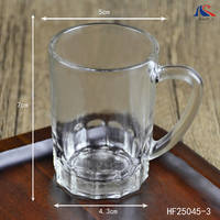 Tasse à thé arabe en verre transparent Luminarc 3oz avec poignée, mug à boisson Alakabi du Yémen, verres renforcés Royalex PH2001 à prix avantageux