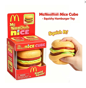 ของเล่นบีบยืดหยุ่นรูปทรงเบอร์เกอร์ New Schylling NeeD0h ทำจากยางลาเท็กซ์ เหมาะสำหรับเด็กอายุ 3 ปีขึ้นไป 14 ปี ช่วยผ่อนคลายอารมณ์ บรรเทาความวิตกกังวล - Product Image 5