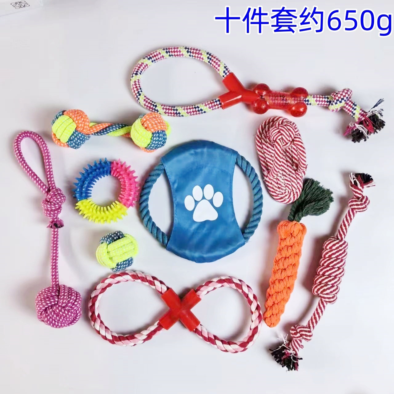 ชุด 10 ชิ้น น้ำหนักประมาณ 651 กรัม