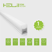 Lámpara LED T5 de 9W, 3000K, 4000K, 6500K, PC+PP+PVC, para Jardín, Uso en Exteriores, Ahorro de Energía