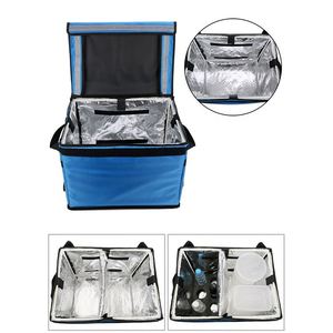 Customized High Quality Reusable Large Capacity Insulated Thermal Motorcycle Bike Food Delivery <b>Cooler</b> Bag <b>Backpack</b> - Product Image 4