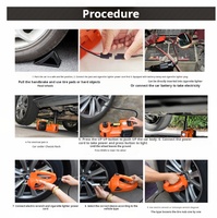 Gatos de coche hidráulicos eléctricos con martillo de seguridad Llave eléctrica y guantes