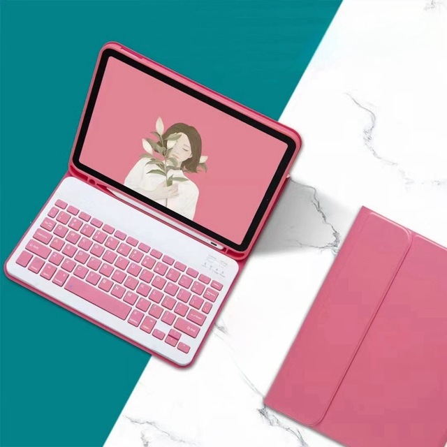 Detachable Wireless Keyboard Case for iPad 10 Gen 2022 10.9 Inch, with Magnetic, Pen Slot, Long Battery Life Customizable