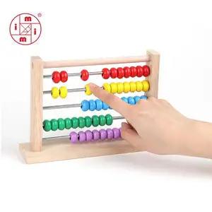 High Quality Math Educational Counting Toys Wooden Beads Abacus For Kids