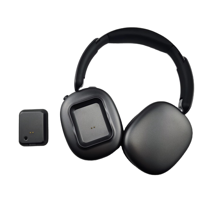2026 New  Foldable Headphone Wireless  V6.0 Noise Cancelling Headphones with Removable Battery with Colorful Touch LED Screen