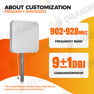 902 MHz 9dBi phẳng vá Bảng điều chỉnh ăng-ten-928MHz phân cực tròn hướng RFID Bảng điều chỉnh ăng-ten 900MHz - Product Image 3