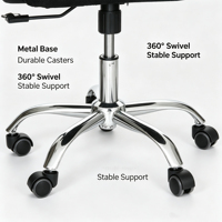 Chaise ergonomique en maille, design moderne, soutien orthopédique, fauteuil inclinable rotatif à 360 degrés, hauteur réglable, utilisation informatique