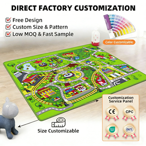 Tapis de sol imperméable personnalisé pour enfants, tapis de sieste pour enfants, tapis de jeu pour enfants, tapis de jeu pour bébés - Product Image 1