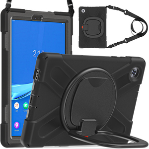 Étui en silicone antichoc avec bandoulière pour <span class=keywords><strong>Lenovo</strong></span> Tab <span class=keywords><strong>M10</strong></span> HD <span class=keywords><strong>Plus</strong></span> 2ème génération 10,3 pouces 2020 X606F - Product Image 2