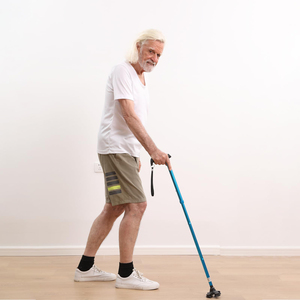 Canne de marche confortable avec poignées en T, portable, pliable, légère, canne pliante pour hommes et femmes - Product Image 2