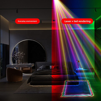 Laser DJ à tête unique, animation RG pleine couleur, éclairage de fête, prix bas avec DMX512 pour discothèque, bar, mariage, scène, salle