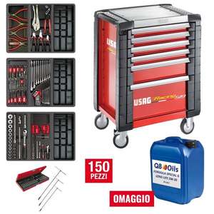 USAG - 05198200E Gabinete de rodillos de carreras-6 cajones (vacío)-EAN 8010239273894 ARMARIOS DE TALLERES RODANTES CON JUEGOS DE HERRAMIENTAS - Product Image 2