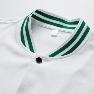 New Ins Uniformes de baseball personnalisés pour les jeunes Maillot de coton à fond côtelé à simple boutonnage Design respirant et décontracté - Product Image 4