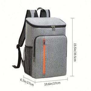 Sac isotherme étanche pour 33/49 canettes, léger et portable, idéal pour la plage, les voyages, le camping, les déjeuners, ou comme cadeau - Product Image 2