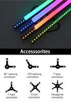 Barres LED numériques ODM SPI Artnet DMX512, 12/24/36V RGB RGBW DMX, barres LED pixel DMX pour éclairage de scène musicale