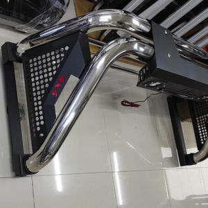 ใหม่ล่าสุดรถกระบะขนาด4x4ชั้นวางของติดกันชนเหล็กสแตนเลสทั่วไปสำหรับรถบรรทุก GMC สำหรับ F150สำหรับ troma Tundra สำหรับ Isuzu - Product Image 3