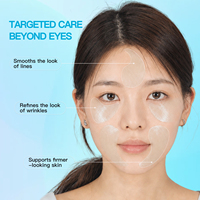 Masque Hydrogel Coréen OEM au Collagène Hydratant et Repulpant pour le Contour des Yeux, Peptides et Exosomes, Anti-Poches, Anti-Rides, Patchs Hydrogel Personnalisables avec Logo