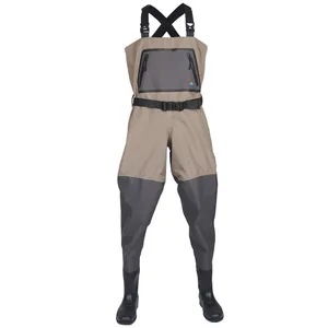 Cleated Sole Fishing Chest Waders for Men for sale