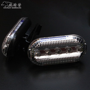 Feux stroboscopiques LED pour caserne de cavalerie, rouge et bleu, clignotants, alimentés par batterie, pour la sécurité routière - Product Image 4