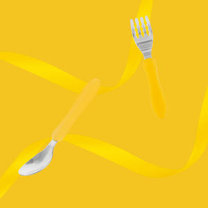 Juego de Cubiertos de acero inoxidable para niños pequeños con estuche de transporte de viaje, juego de cuchara y tenedor para bebé sin BPA - Product Image 4