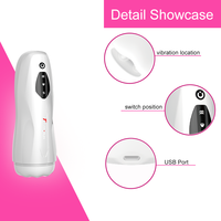 OEM KI-App-gesteuerter 6-in-1 Automatischer Masturbator für Männer mit Teleskop-Saugfunktion, Heizung und LCD-Display – Sexmaschine für Erwachsene von PleasureHub