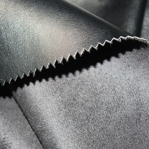 B251 Pu Leather 0.7mm Thickness Embossed Napa Grain Microfiber Backing For Garment - Product Image 3