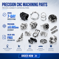 Servicio de Mecanizado CNC de 5 Ejes Personalizado, Piezas de Precisión de Aluminio, Acero Inoxidable y Titanio, Servicio de Fresado CNC de Alta Tolerancia
