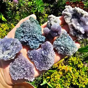 หินอาเกตรูปองุ่นธรรมชาติคุณภาพสูง คริสตัลแร่ดิบสำหรับตกแต่งบ้าน - Product Image 2