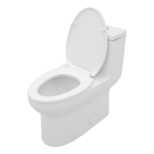 Inodoro <span class=keywords><strong>de</strong></span> doble descarga <span class=keywords><strong>de</strong></span> cerámica <span class=keywords><strong>de</strong></span> una pieza, <span class=keywords><strong>asiento</strong></span> <span class=keywords><strong>de</strong></span> cierre suave, tanque oculto, cuenco alargado, diseño moderno montado en el suelo <span class=keywords><strong>para</strong></span> <span class=keywords><strong>Baño</strong></span> - Product Image 2