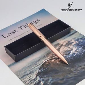 Stylo bille en métal lourd à prix d'usine, stylos professionnels personnalisables avec logo pour homme d'affaires, excellents pour la publicité de logo - Product Image 5