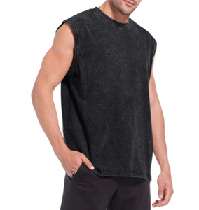 Chemise à manches longues pour homme à col rond, tissu en coton pur, confortable, de haute qualité, tissu lavé, décontractée - Product Image 1