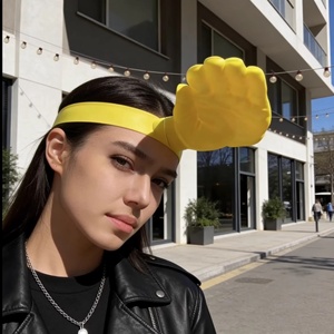 Visera de sol pequeña impresa en 3D, tipo palm slap, de ala corta, de plástico y tela, con color y logotipo personalizados, proceso de moldeo, Verano 2026 - Product Image 1