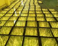 RiGeBa à prix réduit Mariage à distance DMX PC Carreaux Lumière laser Lumières de scène Événement interactif LED Starry Dance Floor Panel Lights