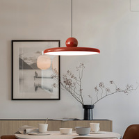 Luminaire suspendu LED vert en fer au design rétro européen moderne, hauteur réglable, économie d'énergie, blanc chaud 3500K, pour intérieur, maison, bureau