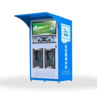 Station d'approvisionnement en eau communautaire 800 GPD, machine à osmose inverse, distributeur d'eau pure, SDK, auto-nettoyage, filtration UV/ozone