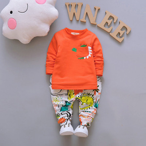 2023 printemps nouveau enfant en bas âge bébé garçons vêtements ensembles imprimer Graffiti 1-4 ans <span class=keywords><strong>pull</strong></span> décontracté 3 pièces garçons vêtements ensembles - Product Image 4