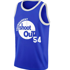 เสื้อบาสเก็ตบอลเสื้อกีฬาน้ำหนักเบาเครื่องแบบกับกางเกงขาสั้นออกแบบได้ตามต้องการ - Product Image 1