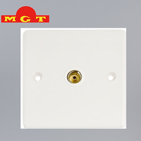 Prise murale coaxiale TV 1 voie à performance stable pour usage domestique et professionnel – Vente en gros de prises électriques pour signal TV