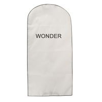 Sac à vêtements pliable en non-tissé, grande capacité, durable et écologique, avec poignée et fermeture éclair pour le rangement des vêtements