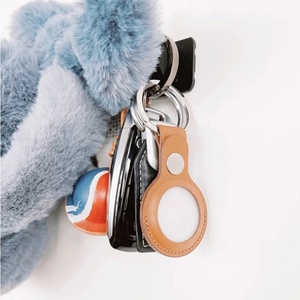 Étui porte-clés en cuir pour <span class=keywords><strong>AirTag</strong></span>, housse de protection anti-perte pour le traceur Apple <span class=keywords><strong>AirTag</strong></span> - Product Image 4
