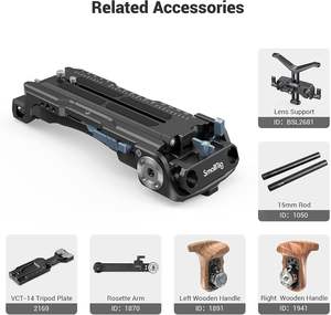 Plaque d'épaule à dégagement rapide SMALLRIG pour adaptateur de trépied VCT-14 <span class=keywords><strong>Sony</strong></span> avec rosettes-2837 - Product Image 6